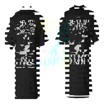 Just A Girl Who Loves Dinos La Chica De Los Dinosaurios Camiseta unisex - Regaloses