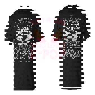 Just A Girl How Loves Kpop K-Pop Korea Finger Heart Love Camiseta unisex - Regaloses