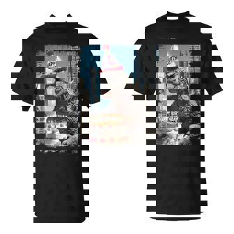 Kaiju Birthday Japanese Movie Bday Party Monster T-Shirt - Seseable
