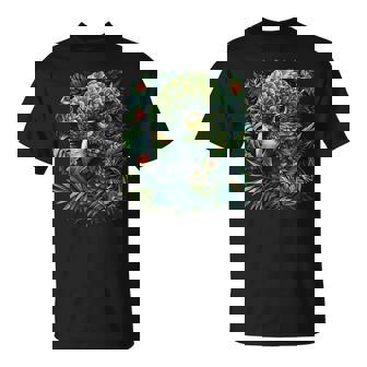Kakapo Loro Retrato Naturaleza Nueva Zelanda Pájaro Kakapo Amante Camiseta unisex - Regaloses