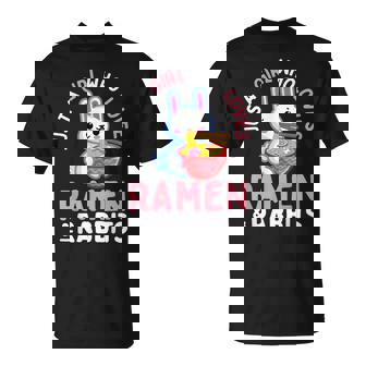Kawaii Bunny Rabbit Ramen Noodles Japanese Anime Teen Girl T-Shirt - Monsterry