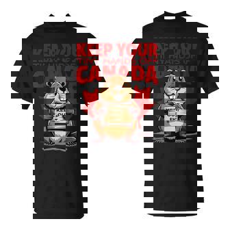 Keep Your Tiny Hands Off Canada Is Not For Sale T-Shirt - Thegiftio UK