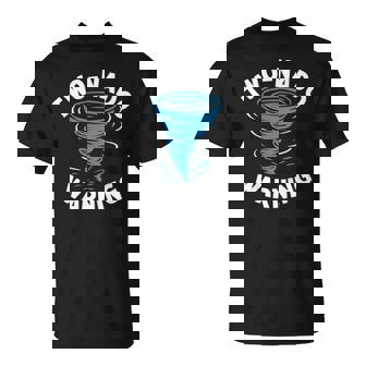 Kids Two-Nado Warning 2nd Birthday 2 Years Old T-Shirt - Monsterry