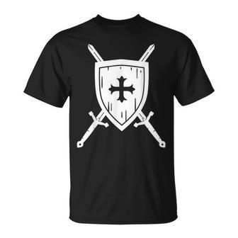 Knight Costume Knight Costume Shield Sword T-Shirt - Geschenkecke