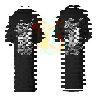 Komodo Dragon Dabbing Monitor Lagarto Niños Y Niño Lagarto Camiseta unisex - Regaloses