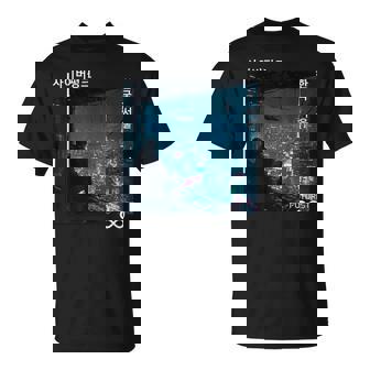 Korean Cyberpunk Seoul Streetwear Kpop Aesthetic T-Shirt - Thegiftio UK