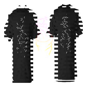 Korean Heart Finger K-Pop Heart Hand Sign T-Shirt - Geschenkecke