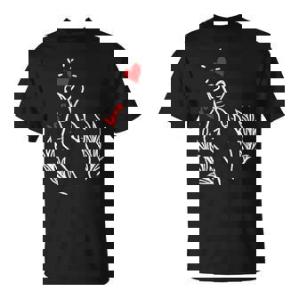Kpop Hertz K-Pop Handhertz Coeur Coréen Saint-Valentin T-Shirt - Cadeauxyz