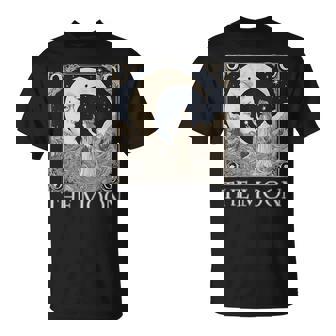 La Carta Del Tarot Luna La Luna Cartas Del Tarot Amantes Del Tarot Camiseta unisex - Regaloses