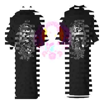 La Catrina Skull Dia De Los Muertos T-Shirt | Mazezy