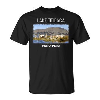 Lac Titicaca Puno Pérou Pêche Lac T-Shirt - Cadeauxyz