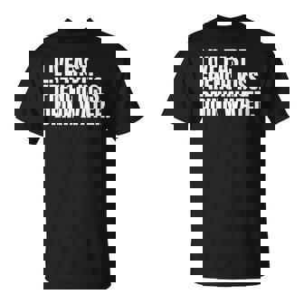 L'amateur D'eau Boit De L'eau C'est Drôle Le Fitness Est T-Shirt - Cadeauxyz