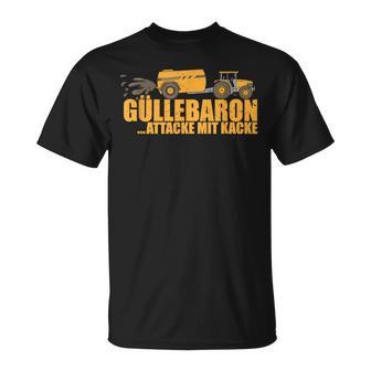 Landillage Güllebaron Attack With Poo Farmer T-Shirt - Geschenkecke