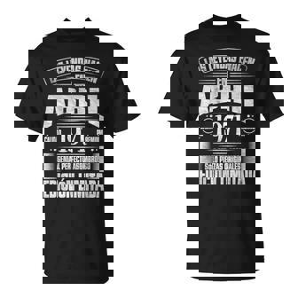 Las Leyendas Nacen En Abril De 1971 53 Años Cumpleaños Camiseta unisex - Regaloses