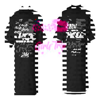 Las Vegas Girls Trip 2025 Vegas Themed Women's Black Small Short Sleeve Classic Fit Adult Female Party Wedding Bachelorette Party T-Shirt - Seseable