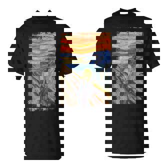 Le Cri De Munch Edvard Peinture Célèbre T-Shirt - Cadeauxyz