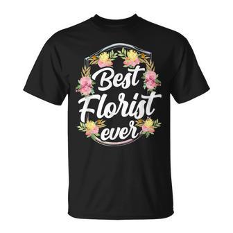 Le Meilleur Fleuriste Qui Soit Fleur Boutique Plante Emploi T-Shirt - Cadeauxyz