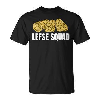 Lefse Squad Flatbread Norwegian Cuisine T-Shirt - Monsterry