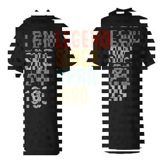 Legend 1990 35Th Birthday For 35 Year Old T-Shirt | Mazezy