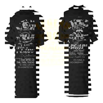 Legend Since 80 Years Vintage Legend 80Th Birthday T-Shirt | Mazezy