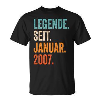 Legend Since January 2007 17 Years T-Shirt - Geschenkecke