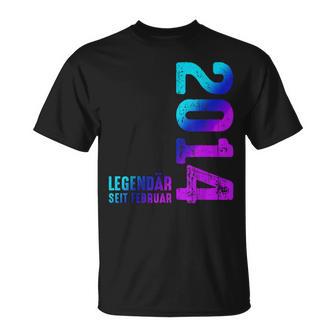 Legendary Since February 2014 Birthday Limited Edition T-Shirt - Geschenkecke