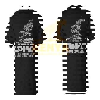 Leopard KENYA Africa Samburu Reserve African Safari Tank Top T-Shirt - Monsterry
