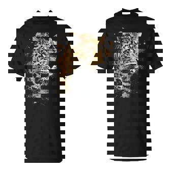 Leopardo Animal Obra Gráfica Leopardo Camiseta unisex - Regaloses
