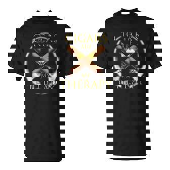 Les Cigares Amusants Sont Ma Thérapie Cadeau Du Fumeur De Ci T-Shirt - Cadeauxyz