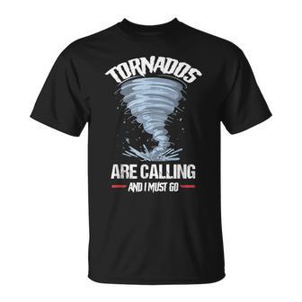 Les Tornades Appellent Et Je Dois Aller Tornade T-Shirt - Cadeauxyz