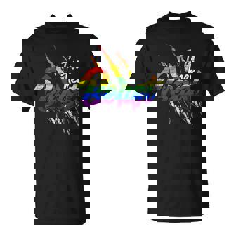 Lesbian Couple Gay Pride Month Rainbow Flag LGBT T-Shirt - Monsterry
