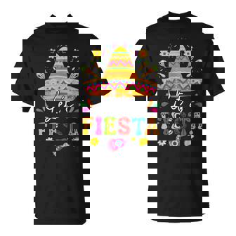 Let's Fiesta Cinco De Mayo Mexican Party Guitar Womens T-Shirt | Mazezy