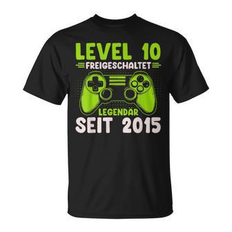 Level 10 Birthday Boy Gamer Children's Decorationintage 2015 T-Shirt - Geschenkecke