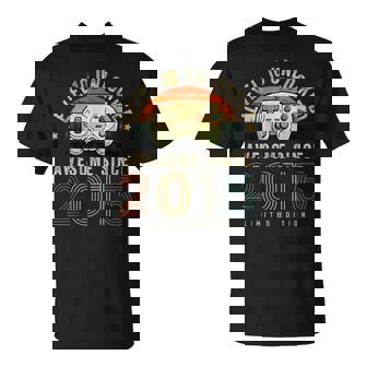 Level 10 Unlocked 10Th Birthday Boys Gamer 10 Year Old T-Shirt - Seseable