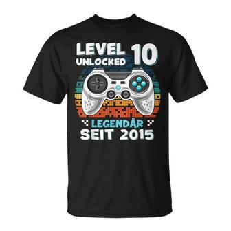 Level 10 Years Birthday Young Gamer 2015 Birthday T-Shirt - Geschenkecke