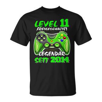 Level 11 Birthday Boy Gamer 2014 11Er Birthday T-Shirt - Geschenkecke