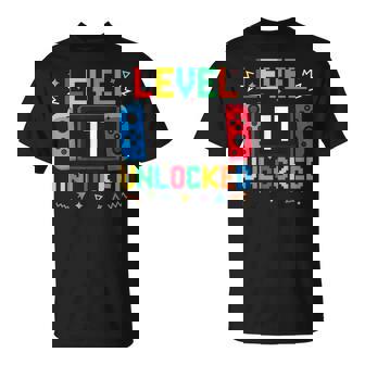 Level 11 Unlocked Birthday Video Gamer 11Th Birthday Boys T-Shirt | Seseable UK