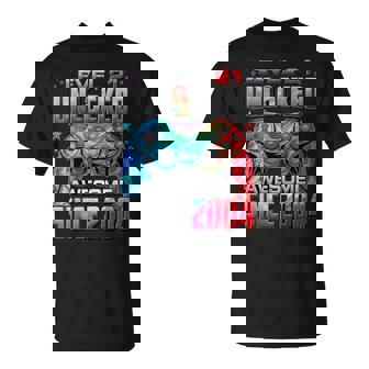 Level 21 Unlocked Awesome Since 2004 21St Birthday Gaming T-Shirt - Seseable