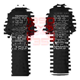 Level 35 Unlocked Awesome Since 1990 35Th Birthday Gaming T-Shirt | Mazezy