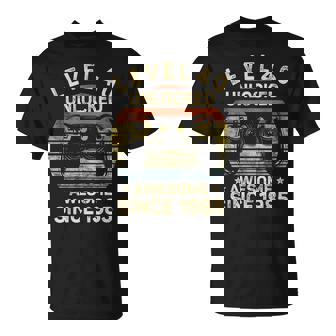 Level 40 Unlocked 40Th Birthday 40 Year Old Gamer Bday T-Shirt - Seseable