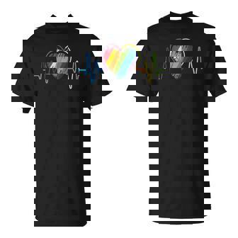 Lgbt Arcoíris Corazón Gay Lesbiana Transgender Orgullo Gay Camiseta unisex - Regaloses