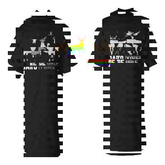 LGBT-Q Pride Gay Dare To Be Yourself Cool Christmas T-Shirt - Monsterry