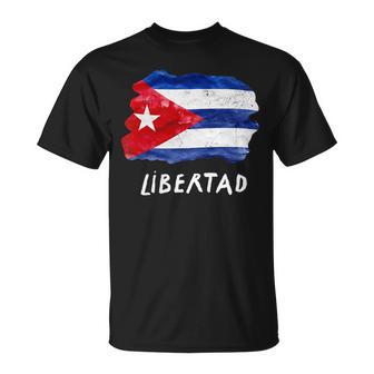 Libertad Movimiento Libertad Sos Cuba Libertad Cuello Camiseta unisex - Regaloses