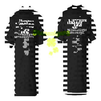 Librarians Love Shenanigans St Patricks Day Shamrock T Shirt T-Shirt - Monsterry