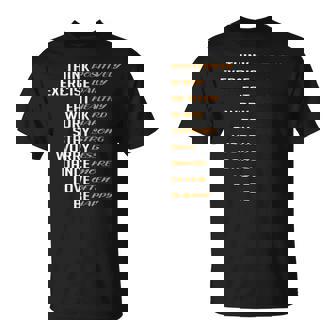Life Plan Optimistic And Inspired T-Shirt - Monsterry