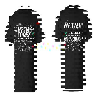 Most Likely To Correct Santa's Grammar Christmas Pajamas T-Shirt - Monsterry