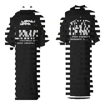 Lineman Serving Pancakes Daily Vintage Football T-Shirt - Monsterry