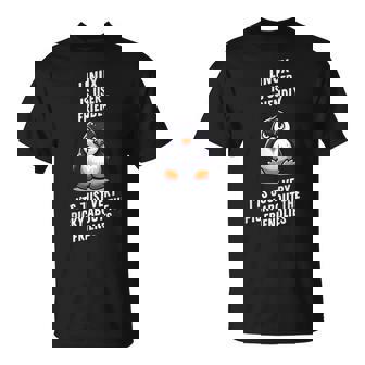 Linux Es Fácil De Usar Humorístico Divertido Pingüino Nerd Tech Broma Camiseta unisex - Regaloses