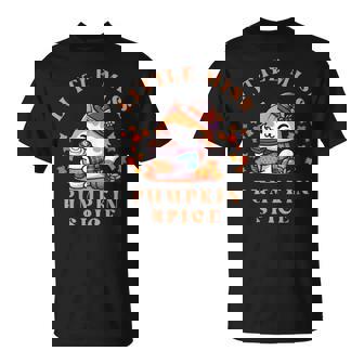Little Miss Pumpkin Spice Fall Pumpkin Spice Thanksgiving T-Shirt - Monsterry