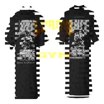 Lords Gym Bench Press The Sin Of The World Christian Jesus T-Shirt - Monsterry